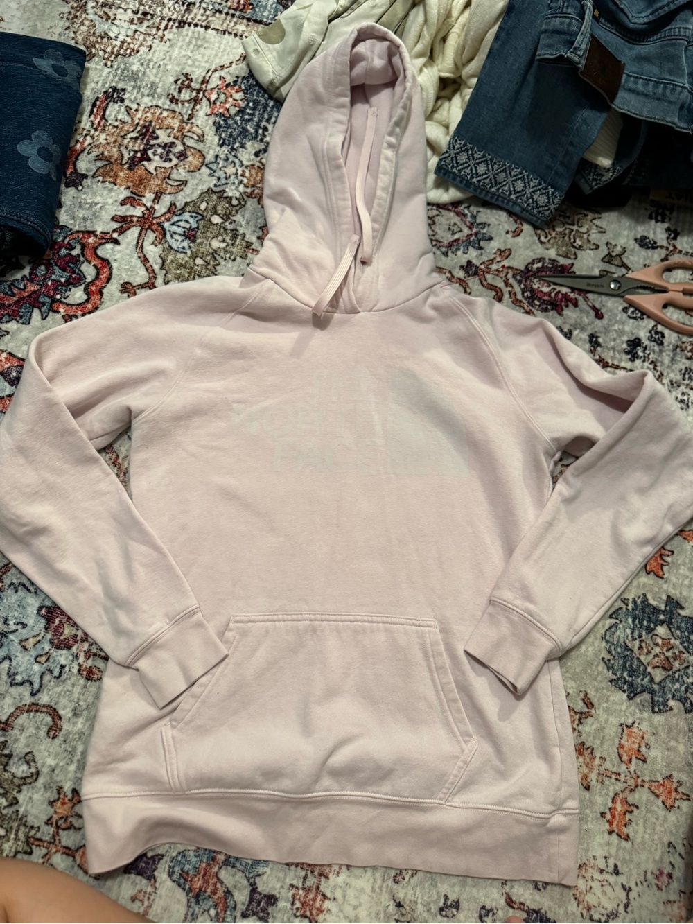 The North Face Light Pink Pullover Hoodie